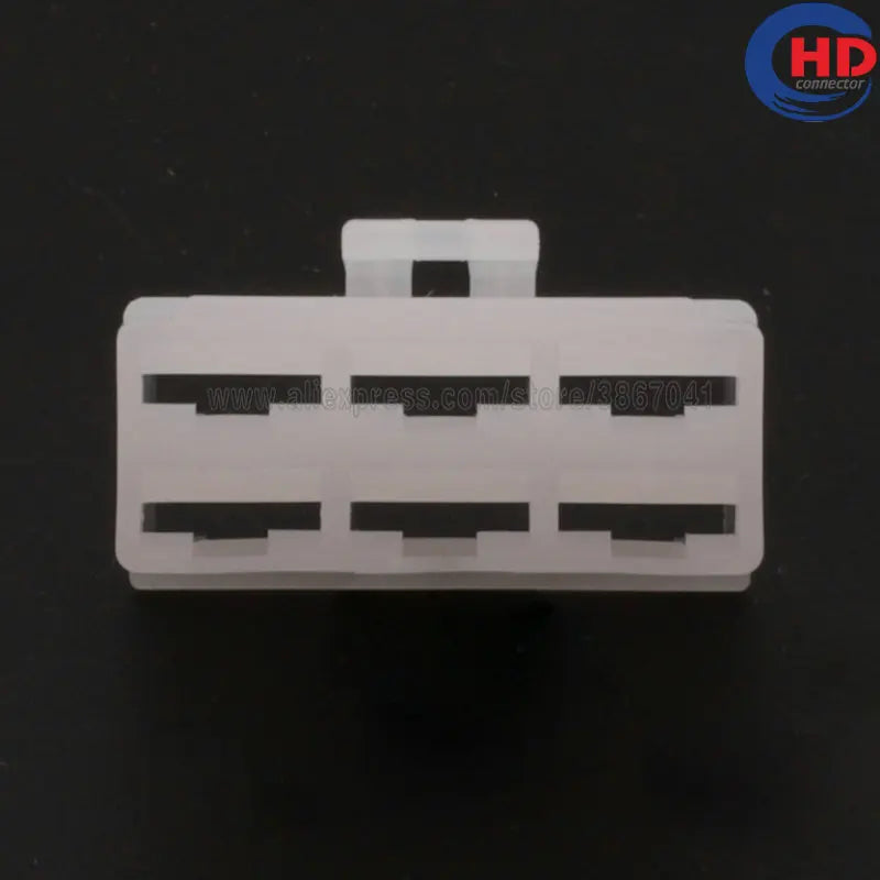 6pin auto waterproof electric plastic wire harness connector 6020-6161