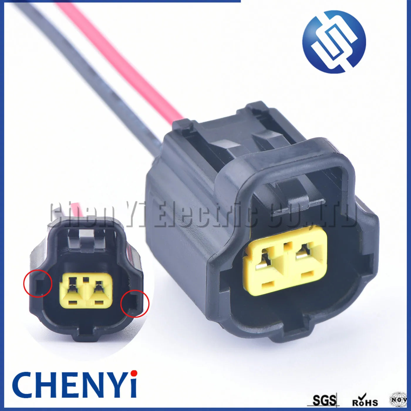 2 Pin auto waterproof connector Coolant Temperature Sensor plug 1JZ-GTE 2JZ-GTE car plug Miata IAC connector 178390-1 for Toyota