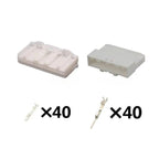 1318389-1, domestic 1674312-1, applicable to 40-hole Toyota instrument harness plug DJ7401S-0.7-21