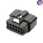 12pin female plug auto electric wiring harness waterproof connector 19418-0026