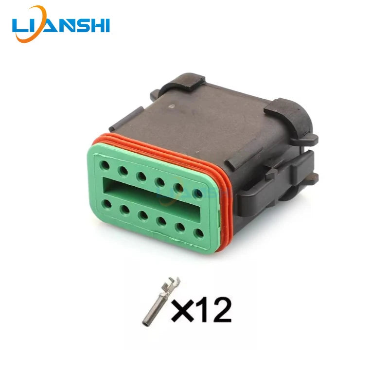 DT06-12SA-E005/DT04-12PA-E005 is suitable for automotive connectors, wire harness plugs with terminals