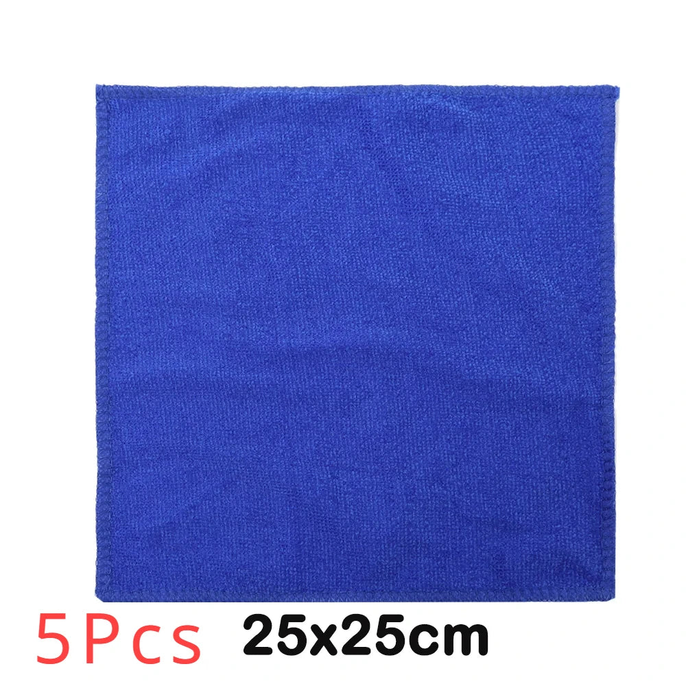 20/1pcs Car Wash Microfiber Towels Soft Drying Cloth Hemming Washing Towel Universal Automatic Motorcycle Vehicle Cleaning Tools