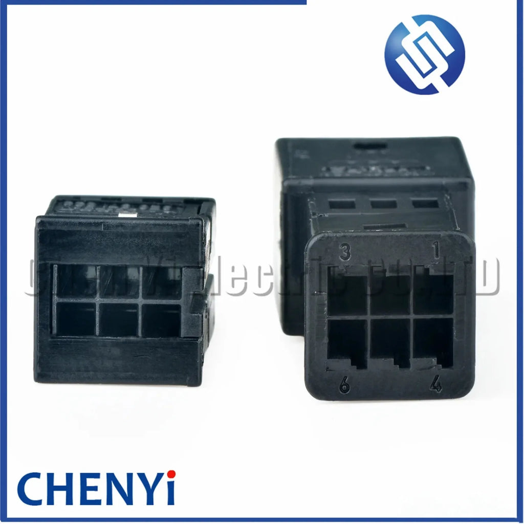 6 Pin Automotive connector Car Anti-glare Rearview Mirror harness plug 8E0971833 8E0971834 1418784-1 0-1418780-1