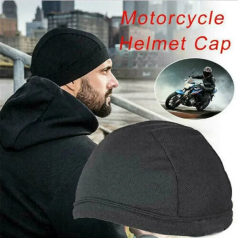 Cycling Helmet Hat Inner Cap Breathable Quick-drying Motorcycle Balaclavas Helmet Beanie Outdoor Sports Motor Helmet Hats Tools