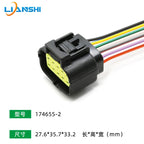 174352-2 AMP type connector, automotive waterproof plug terminal connector, 4/6/8/12-pin male and female plug, 1.8 series plug