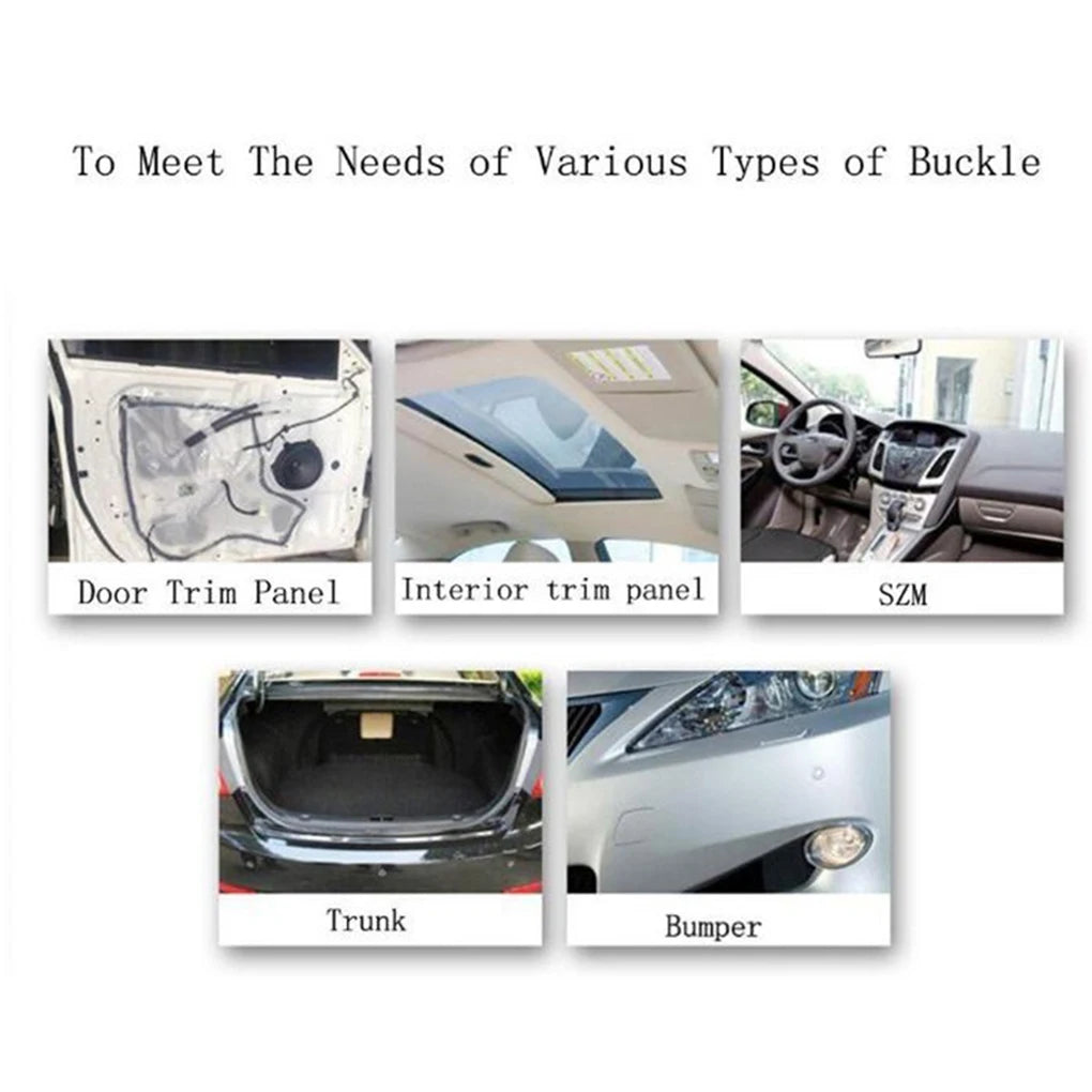 wholesale New 5 50/100Pcs Car Clips Fastener Screws Bumper Interior Decoration Auto Plastic Random Mixing Universal Plastic