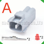 2 Pin Automotive Fog Socket Lamp Plug Turn Signal Light Connector 6189-0175 90980-11019...