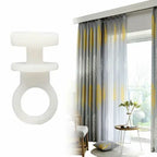 50pcs Plastic Curtain  Track Hook S Runner Fit For  Camper Van  Motorhome  Caravan Boat Home Hanging Curtain Glider Hook