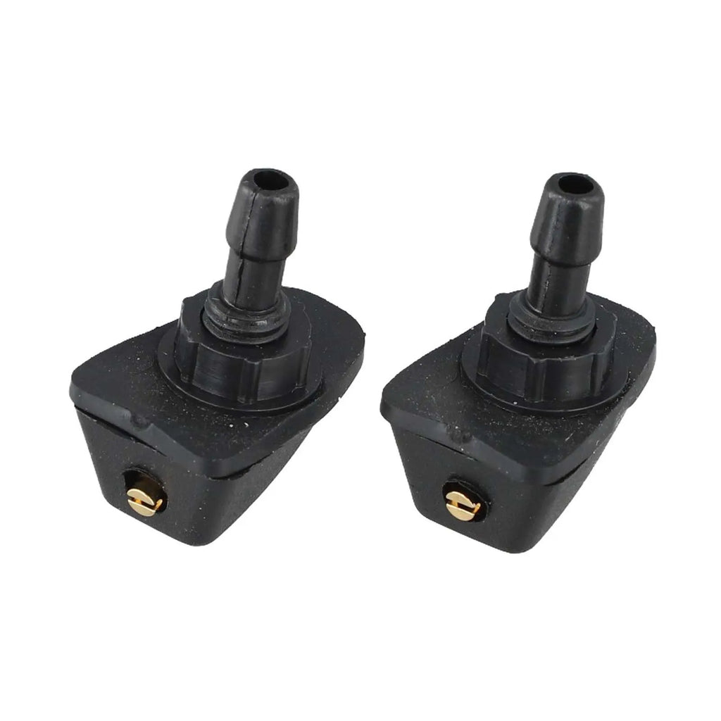 2Pcs Car Front Windshield Wiper Nozzle Car Fan-shaped Mist Windscreen Washer Water Spray Jets Nozzles Accessories