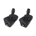 2Pcs Car Front Windshield Wiper Nozzle Car Fan-shaped Mist Windscreen Washer Water Spray Jets Nozzles Accessories