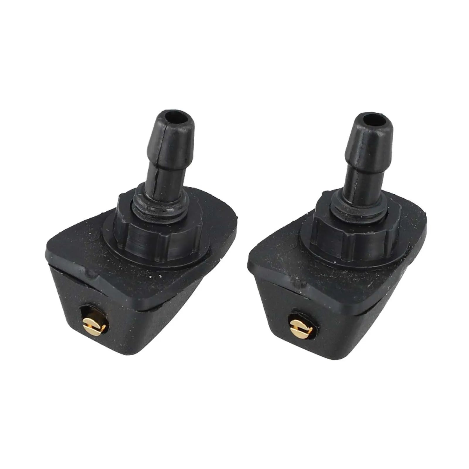 2Pcs Car Front Windshield Wiper Nozzle Car Fan-shaped Mist Windscreen Washer Water Spray Jets Nozzles Accessories