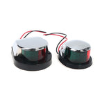 Red&Green Boat Lights 12V LED Bow Navigation Boat Light Red Green Sailing Signal Light for Marine For Boat Yacht Warning Light