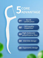 50/150/300/600PCS Ultra-fine Disposable Smooth Dental Floss, Household Toothpick Amagi