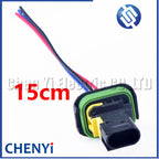 3 Pin female or male waterproof injector connector automotive electrical car ECU connector 1-1418448-1 1-1703843-1 1-1670730-1