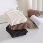 Autumn Winter Thicken Warm Wool Cashmere Thermal Long Crew Stockings Women Home Sleeping Solid Color Women Hot Tubing Socks Amag