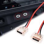 USB-C 3A Glue-In Female Receptacle – 11cm Pigtail Charging Port for Car & Smart Devices