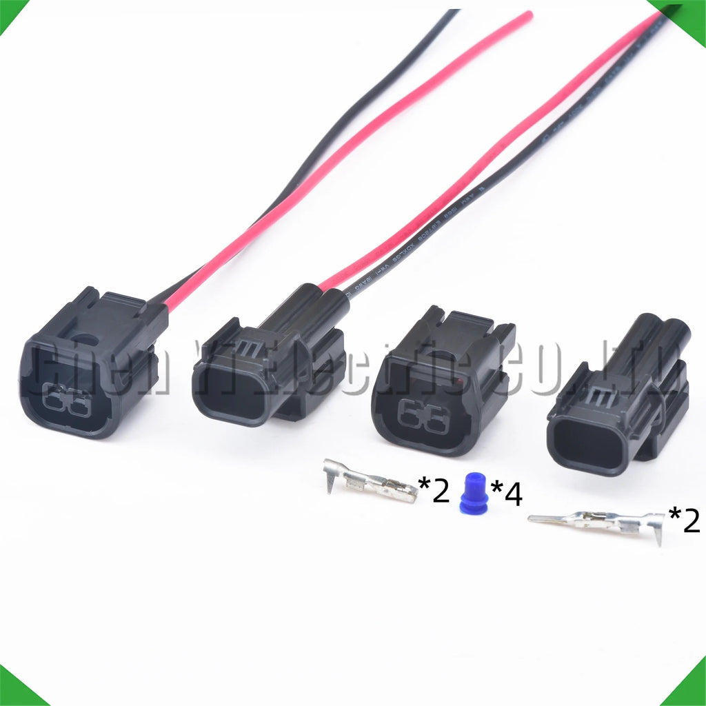 2-Pin Wire Harness Harness Automobile waterproof led daytime running light fog light