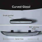 Curved Rearview Blind Spot Mirror Enhanced Field of View Curved Blind Spot Mirror HD Glass Wide Angle Mirror for Car Truck Amagi