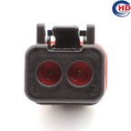 2pin auto waterproof electric plastic wire harness connector DT06-2S-CE05