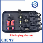 1 set specialized tool 8 in 1 kit for ratchet type wire crimping pliers SN-58B multifunctional storage bag wire crimping pliers