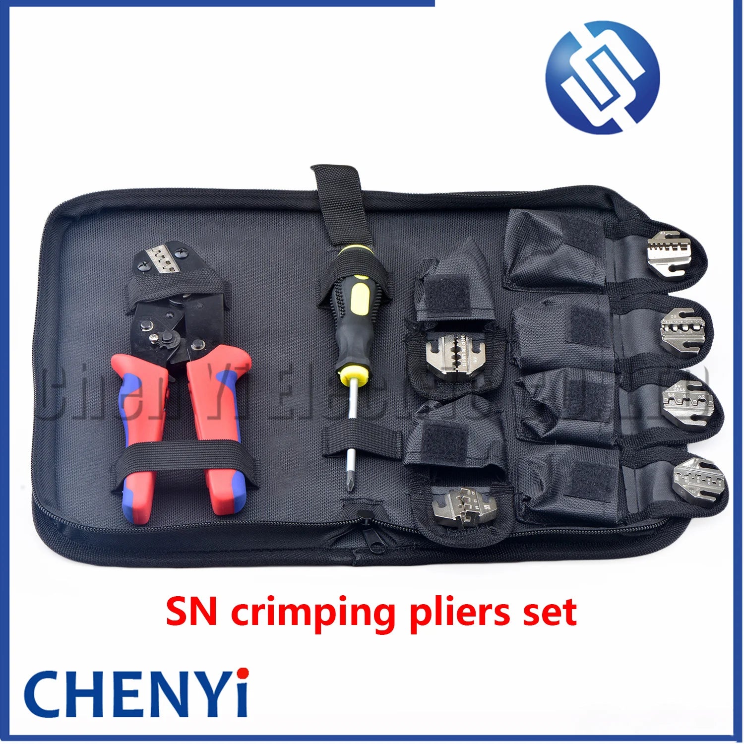 1 set specialized tool 8 in 1 kit for ratchet type wire crimping pliers SN-58B multifunctional storage bag wire crimping pliers