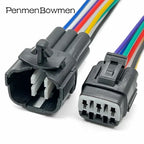 1 Set 6 Pin Car Throttle Pedal Electrical Connector Wire Harness Plug 6188-0209 90980-1128 6188-0209