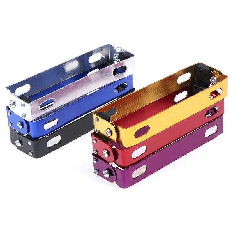 Universal Motorcycle Car License Plate Frame Aluminum Power Racing Auto Adjustable Angle Metal License Plate Holder Bracket