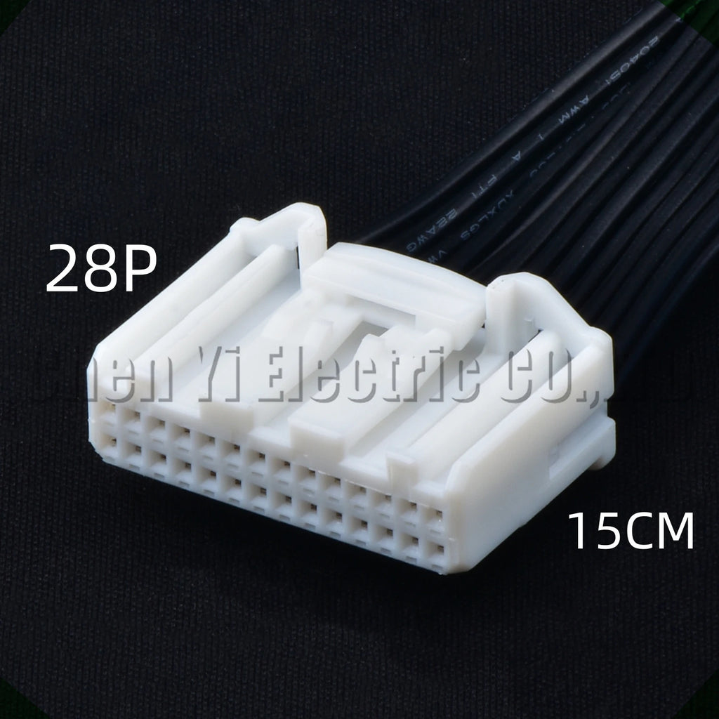 28-Pin Wire Harness Automotive multimedia navigation screen harness Connector