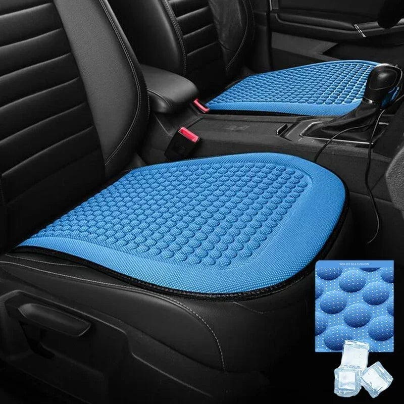 Winter Car Seat Cushion Short Plush Seat Protector Pad with Non-Slip Backing Flocking Cloth Cover Universal Front Covers Amagi