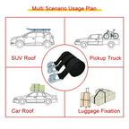 3 Pces 1M Buckle Tie-Down Belt Cargo Straps For Car Motorcycle Bike With Metal Tow Rope Strong Ratchet Belt for Luggage Amagi