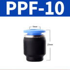 20/100/500/1000 PCS PP PPF Nylon Pneumatic Blanking Plug Hose Tube Push Fit Connector Air Line 4mm 6mm 8mm 10mm 12mm 16mm