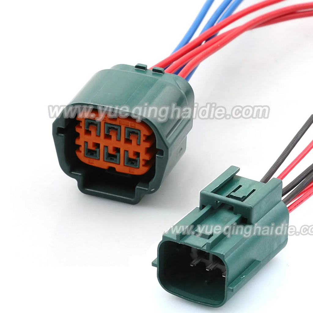 6 Pin Waterproof 2.2mm Male Female Connectors Car Throttle Electrical Cable Wire Harness Plug For Nissan 6181-0511 6189-7760