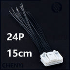 24 Pin Automotive Audio Navigation host Connector Socket Wire harness Plug 1473413-1 1376103-1 1318917-1 For Toyota Nissan Buick