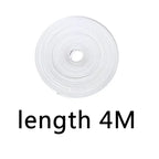 4M / 8M Car Grilles Decoration Strips Auto Wheel Protector Car-styling Accessories Wheel Sticker Tire Rim Strip Chrome Tape Good