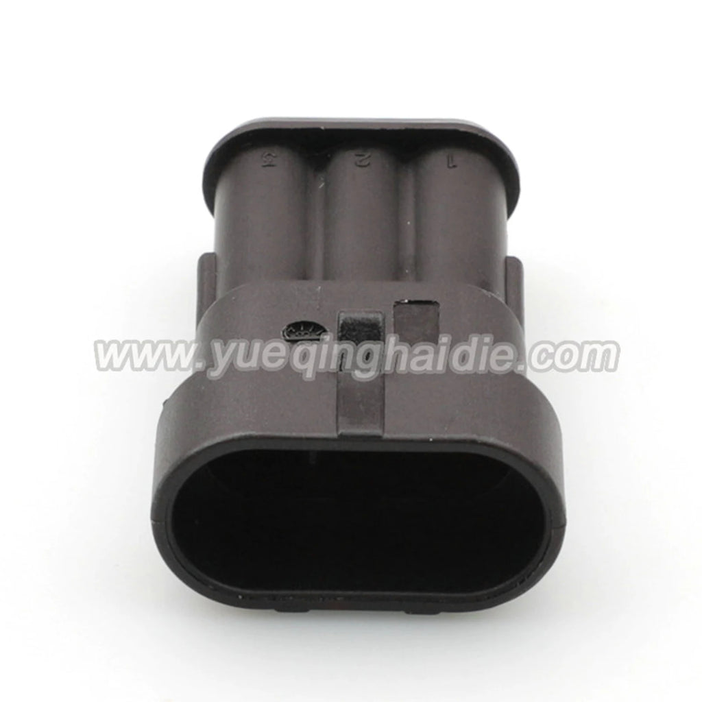 AMP 3Pin ConnectorS Waterproof 1.8mm Male Female Connector Automotive Wiring Harness Cable Socket 282105-1 282087-1