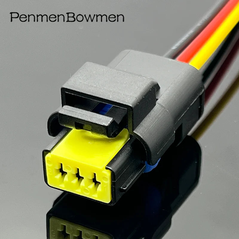 1 Set 2 3 4 5 6 Pin Car Turn Light Lamp Electrical Cable Connectors Female Mal Wire Harness Plug for Renault Peugeot Citroen
