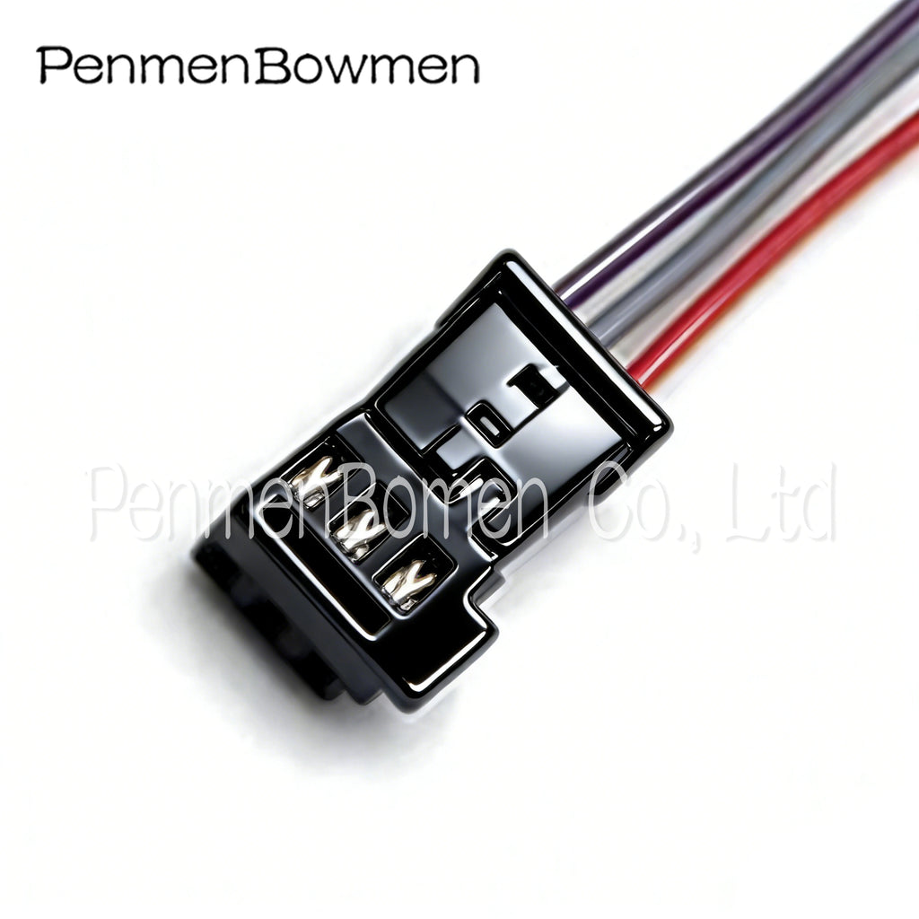 1 Set 3 Pin Car Stereo Speaker Tweeter Light Treble Electrical Cable Connectors Wire Harness Plug for BMW 1-968700-1 1C0973119B