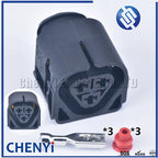 3 Pin auto waterproof Connector lgnition coil plug 12521437985 12527519996 2848393 For 318i 320 325 E38 E39 E46 E60 E66 E90 325i