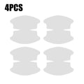 Car Door Bowl Handle clear Protective 8/4Pcs Stickers Universal Invisible transparent car Anti-collision Protection Strip Tools