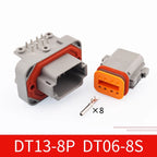 DT13-2P Dechi type automotive waterproof connector DT15-4P PCB panel pin socket plug DT06-6S