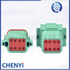 Green 8 Pin Male or Female Auto Waterproof Connector Sealed Plug DT06-8SC DT04-8PC DT06-08SC DT04-08PC with Pin For Deutsch