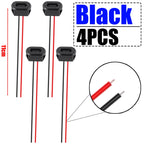 USB-C Female Socket 2-Pin Molded Pigtail Cable – 3A 30V Power Connector for Car Motorcycle DIY