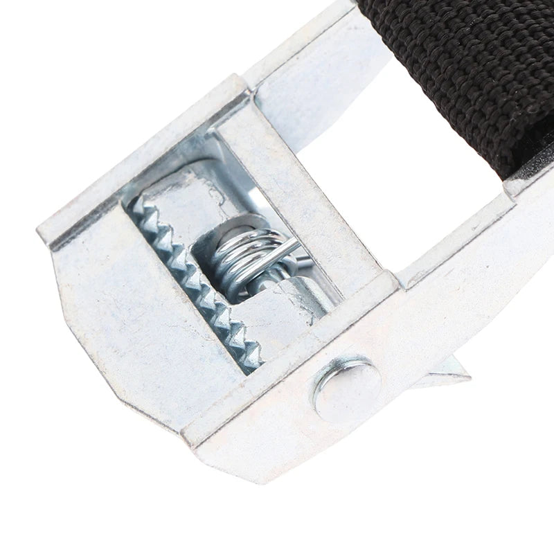 Buckle Tie-Down Belt Cargo Lashing Straps For Car Motorcycle Bike With Metal Buckle Tow Rope Strong Ratchet Belt For Luggage Bag