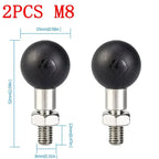 Ball Head Mount Adapter M8 M10 M6 Screw Post Bracket Phone Holder Electric Motorcycles Bike Mirror For RAM Mount Amagi