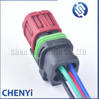 4 Pin Fuel Injector Plug Oxygen Sensor Map Sensor Connector Wire harness Plug 1337352-1 For Excavator EC360 D12 engine