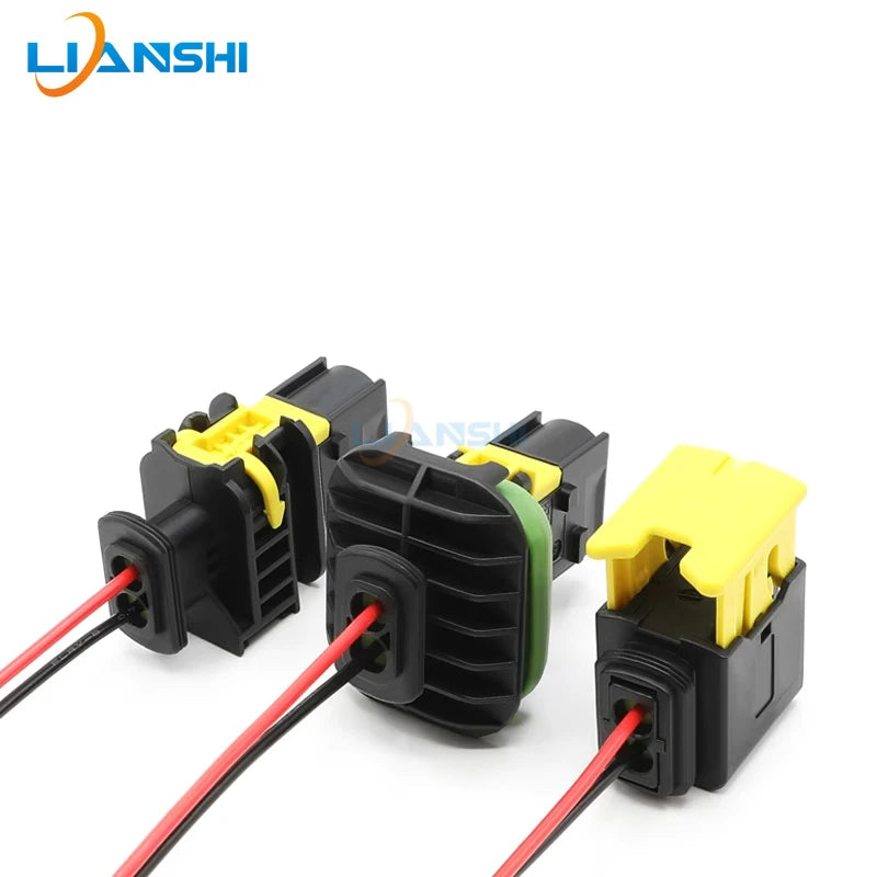 2-hole new energy car connector harness plug 1-1418483-1 Waterproof car connector plug 1-1703839-1 1-1703841-1