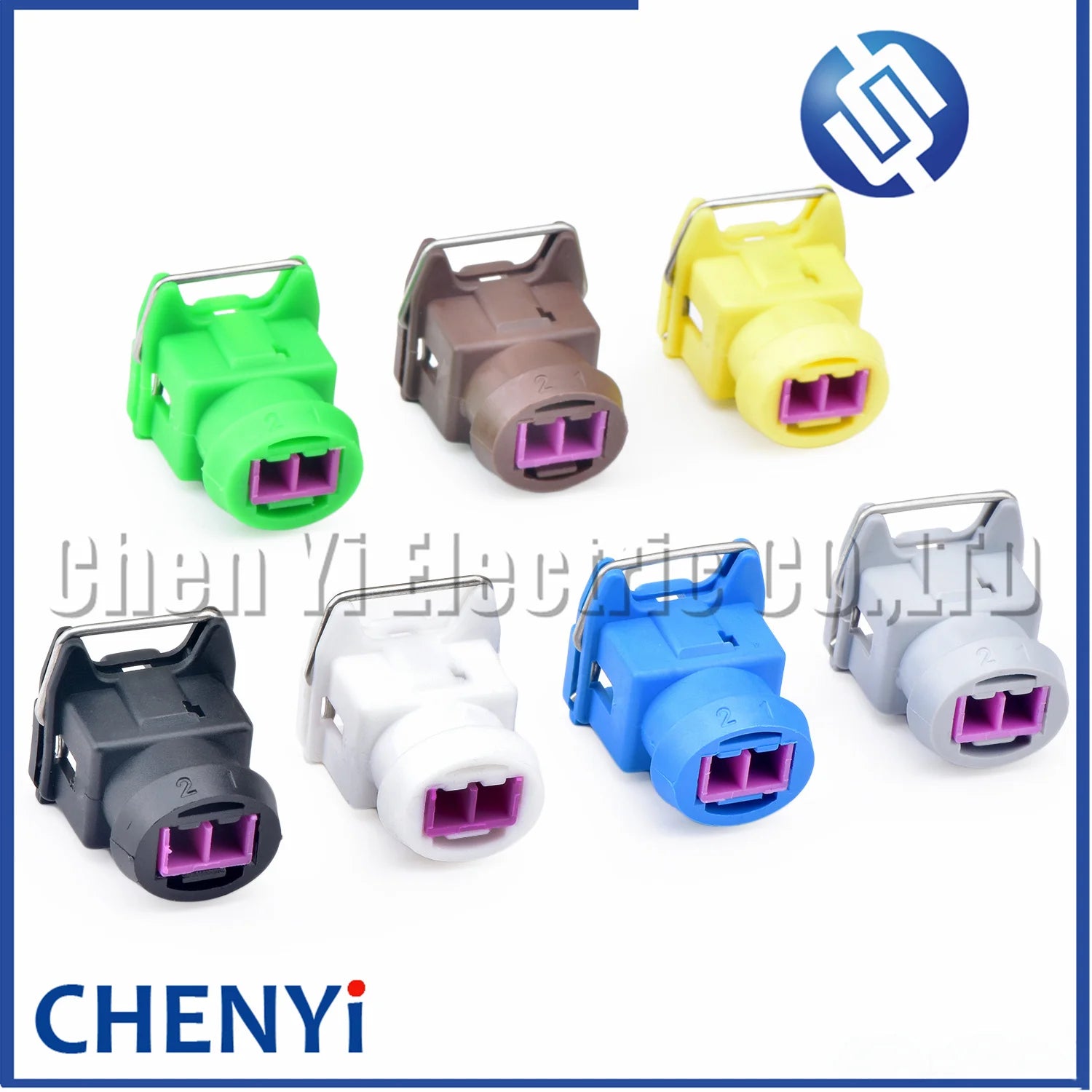 2 Pin Auto Fuel injector connector Car horn Speaker plug 144473-5 144473-6 144473-7 144473-8 For PEUGEOT CITROEN Geely Chang'an