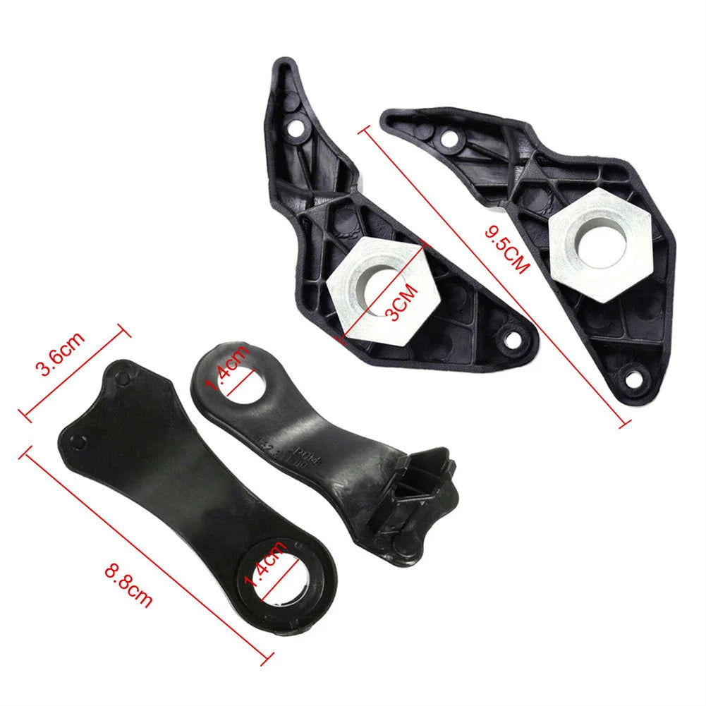 4Pcs Car Front Headlamp Repair Kit Bracket Clip Right+Left Headlight Repair Brackets For BMW E60 E61 525i 530i 540i 545i 550i