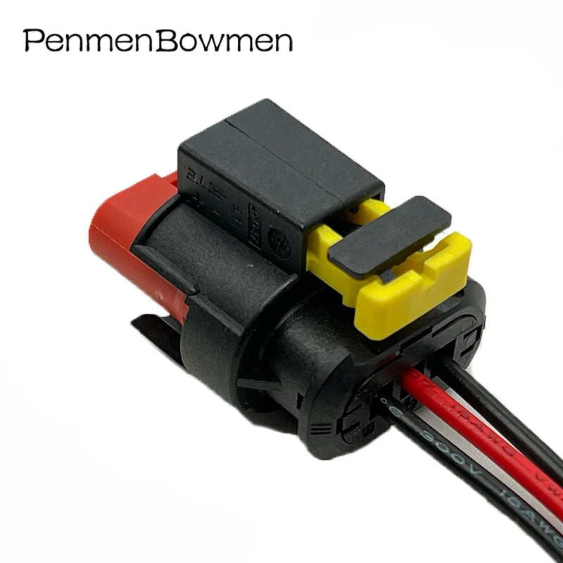 1 Set 3 Pin Fuel Diesel Injector Ignition Coil Sealed Electrical Cable Connectors Female Wire Harness Plug 284425-1 284426-1