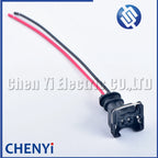2 Pin efi series female Nozzle Ignition Coil Water Temperature Sensor wire  Plug connector EV1 282762-1 282189-1 with 15cm wire